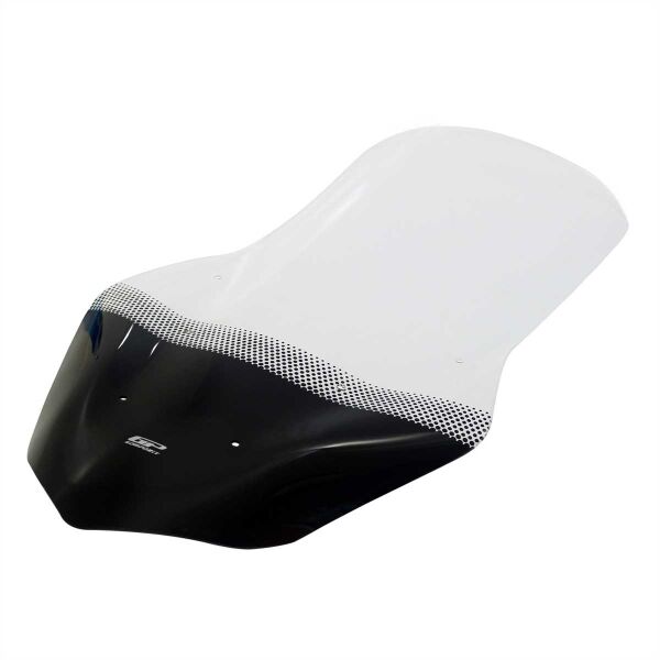 GP Kompozit Yamaha NMAX 125 / 155 2021-2024 Uyumlu Ayaklı Tur Camı Şeffaf 72 cm