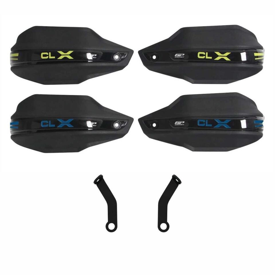 GP Kompozit CF Moto 250 CL-X 2022-2024 Uyumlu Plastik Elcik Koruma Siyah Sarı