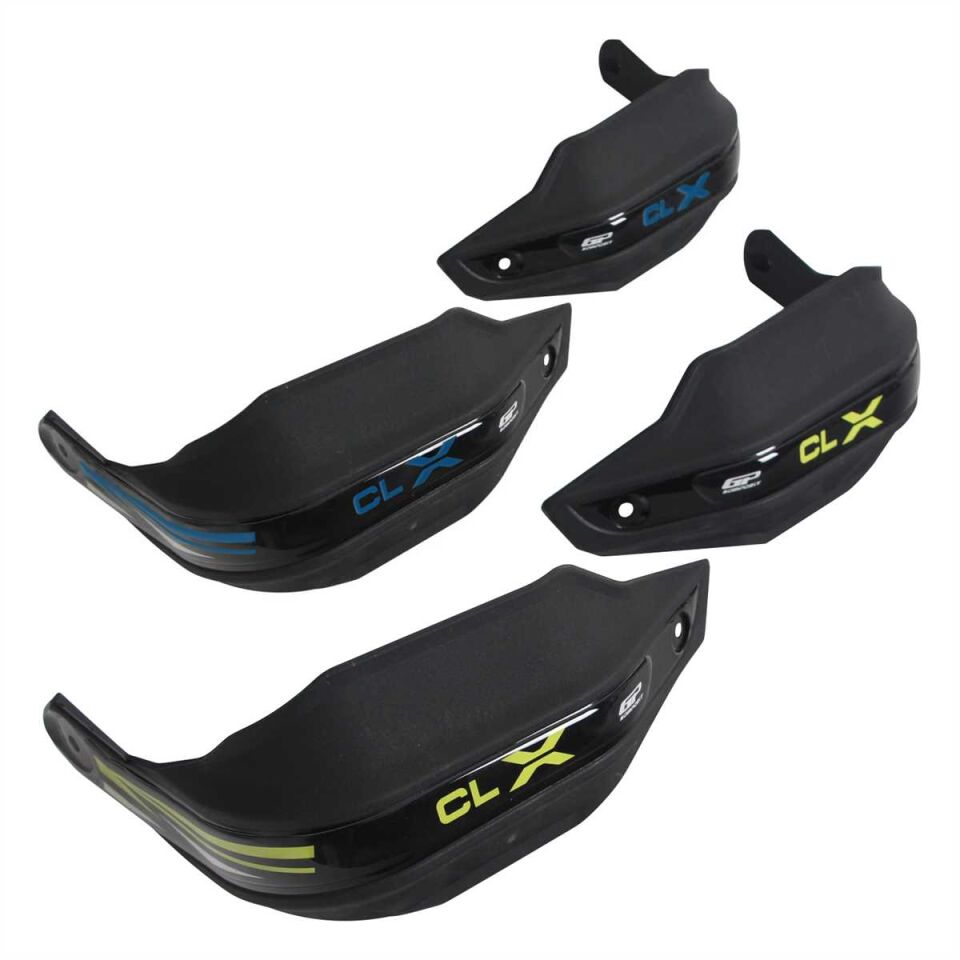GP Kompozit CF Moto 250 CL-X 2022-2024 Uyumlu Plastik Elcik Koruma Siyah Sarı