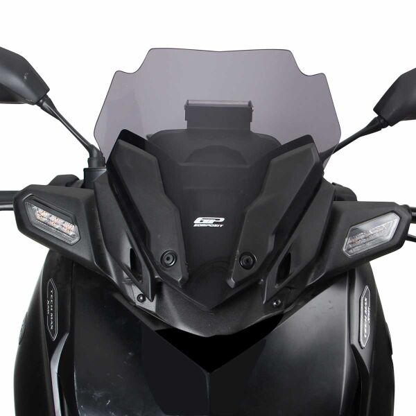 GP Kompozit Yamaha XMAX 250 2024 Uyumlu Spor Ön Cam Füme 40 cm