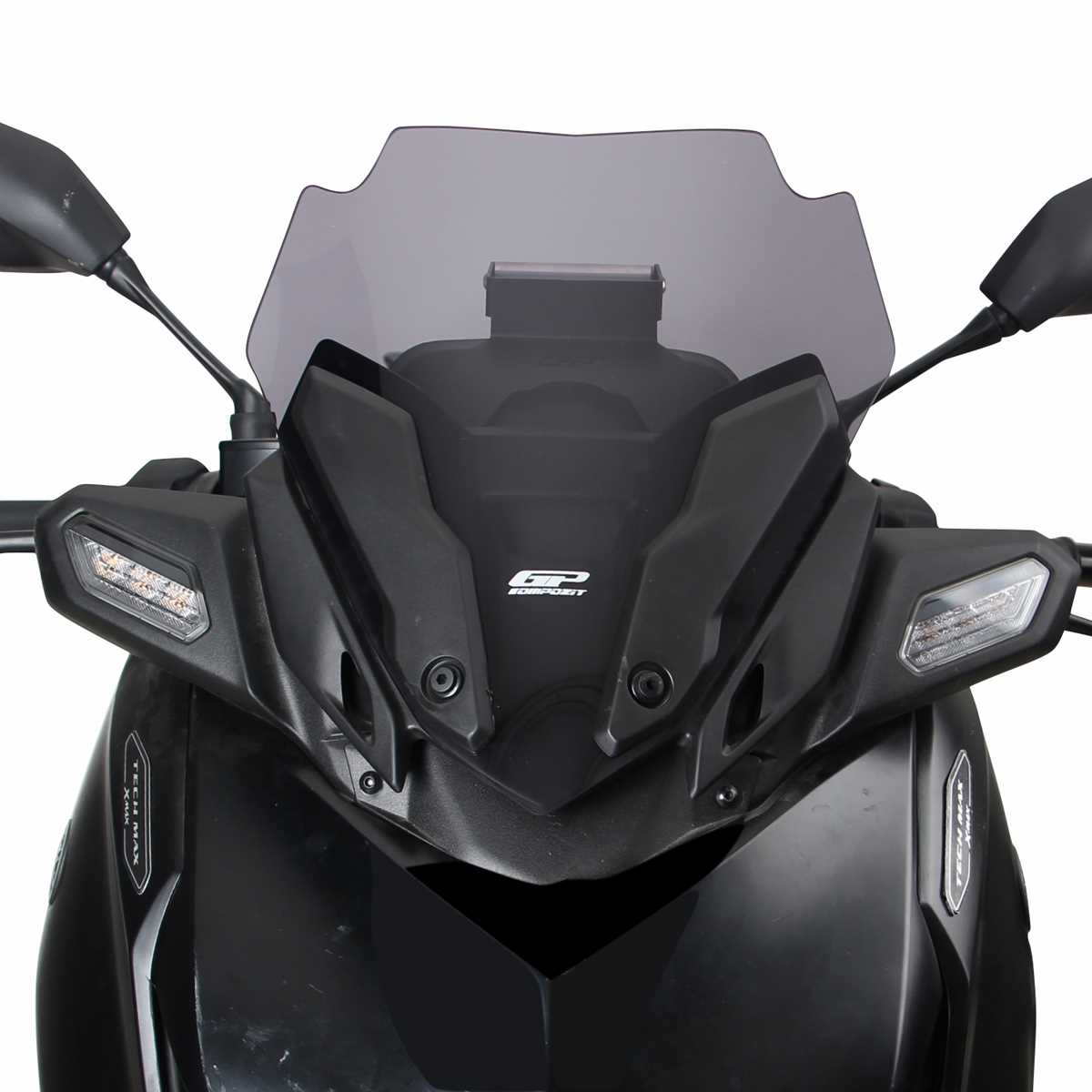 GP Kompozit Yamaha XMAX 250 2024 Uyumlu Spor Ön Cam Füme 40 cm