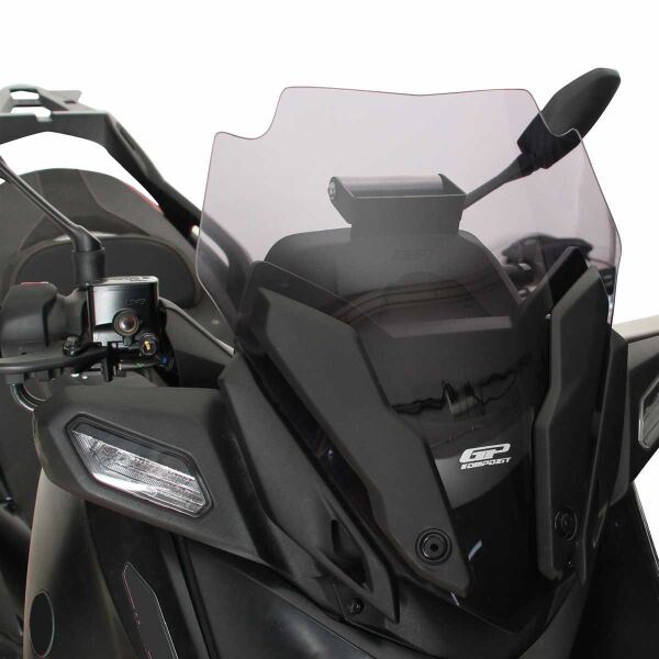 GP Kompozit Yamaha XMAX 250 2024 Uyumlu Spor Ön Cam Füme 40 cm