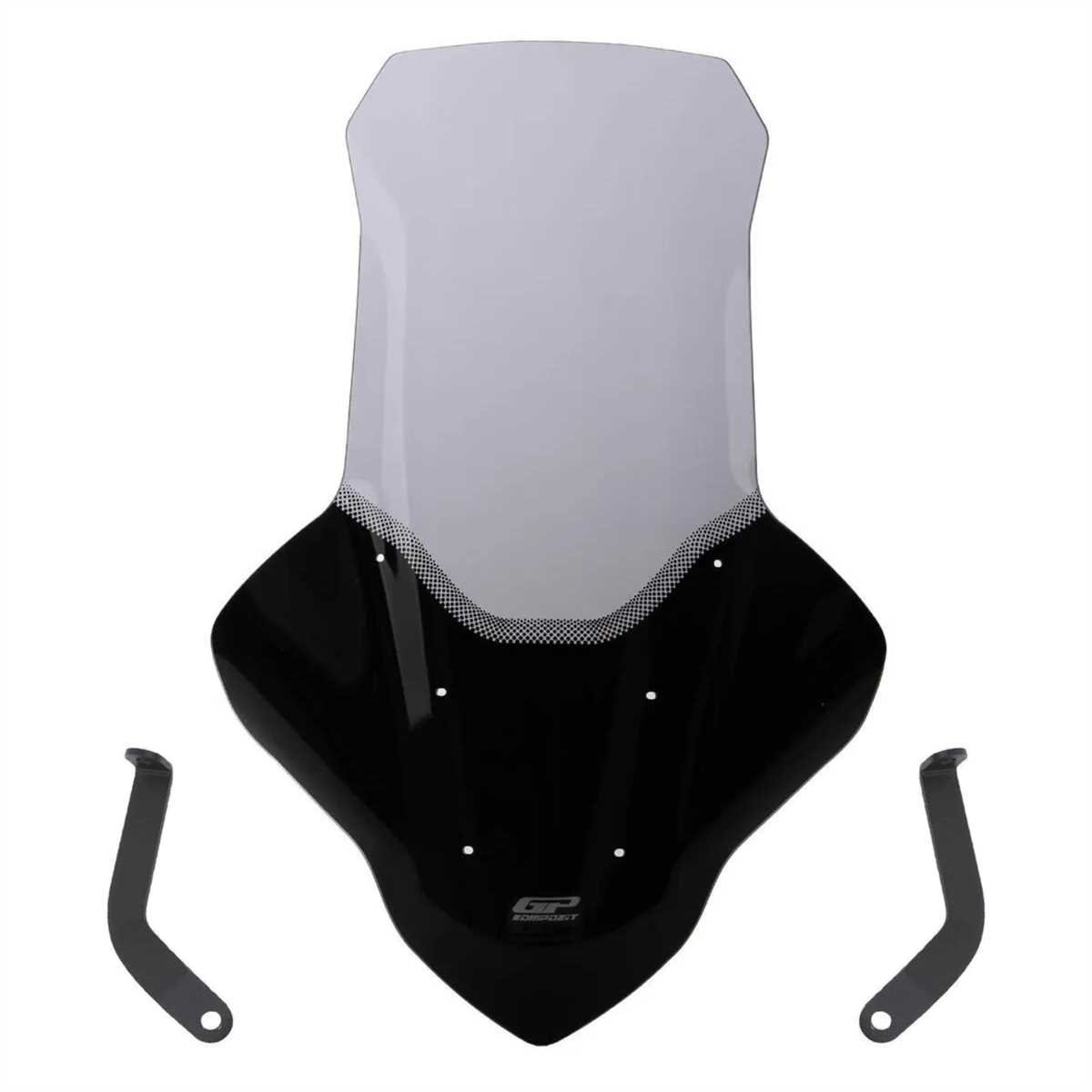 GP Kompozit Yamaha NMAX 125 / 155 2021-2024 Uyumlu Elcikli Uzun Tur Camı Füme 82 cm