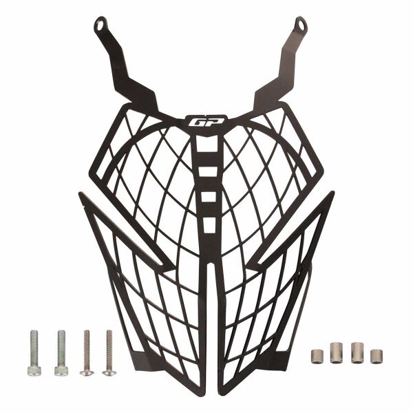 GP Kompozit KTM Duke 250 2024 Uyumlu Far Koruma Siyah