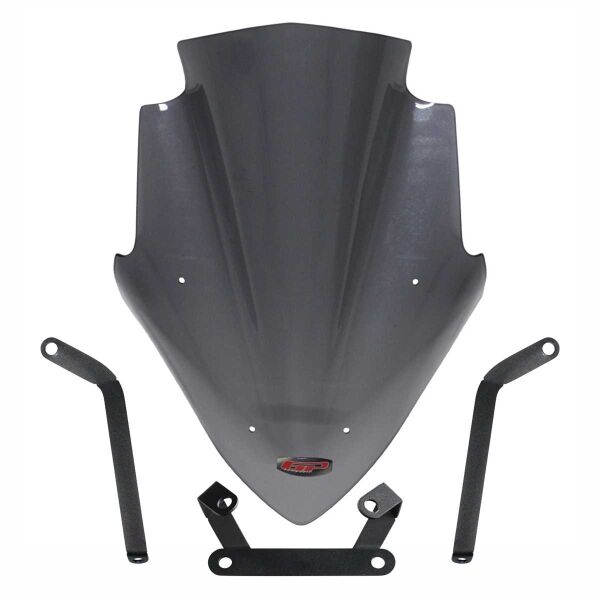 GP Kompozit Bajaj Pulsar NS 200 2011-2024 Uyumlu Ön Cam Füme 47 cm