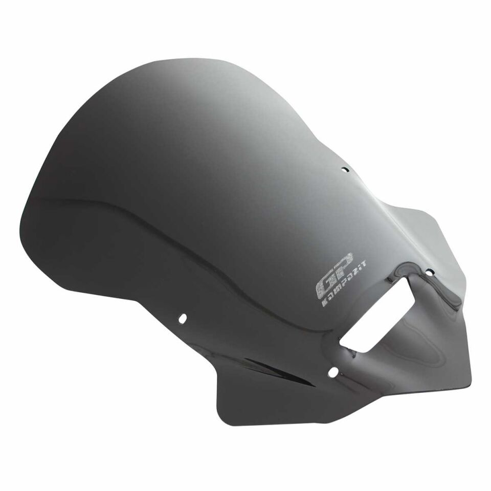 GP Kompozit Bajaj Dominar 250 / 400 2017-2024 Uyumlu Ön Cam Siyah 48 Cm