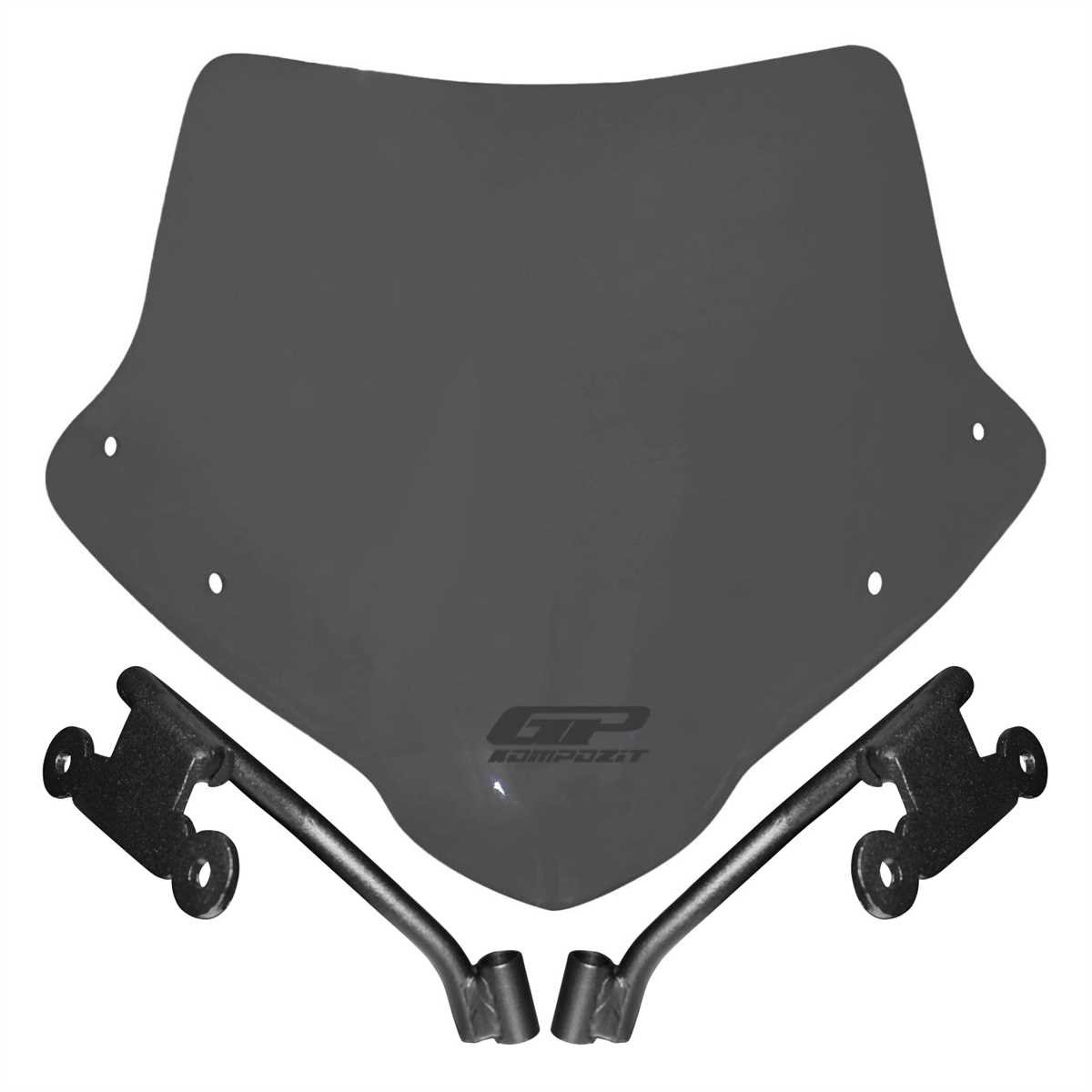 GP Kompozit Honda CB750 Hornet 2023-2024 Uyumlu Ön Cam Füme 28 cm