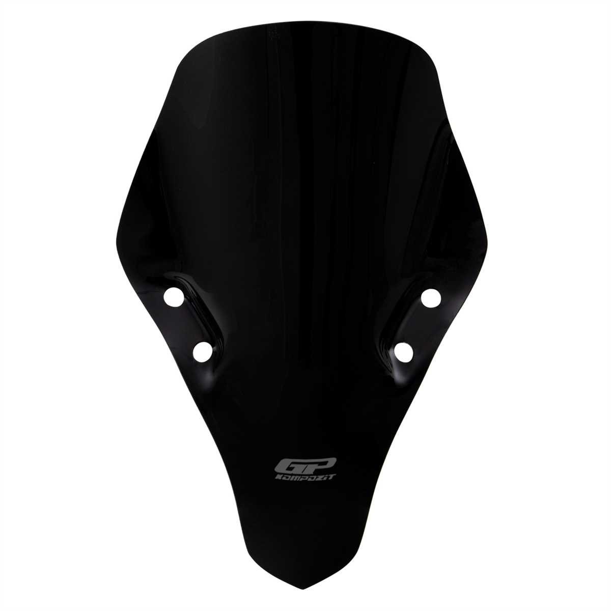 GP Kompozit CF Moto 250 SR 2020-2024 Uyumlu Ön Cam Siyah 42 cm