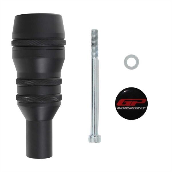 GP Kompozit Honda CB250R 2018-2024 Uyumlu Egzoz Koruma Takozu Siyah