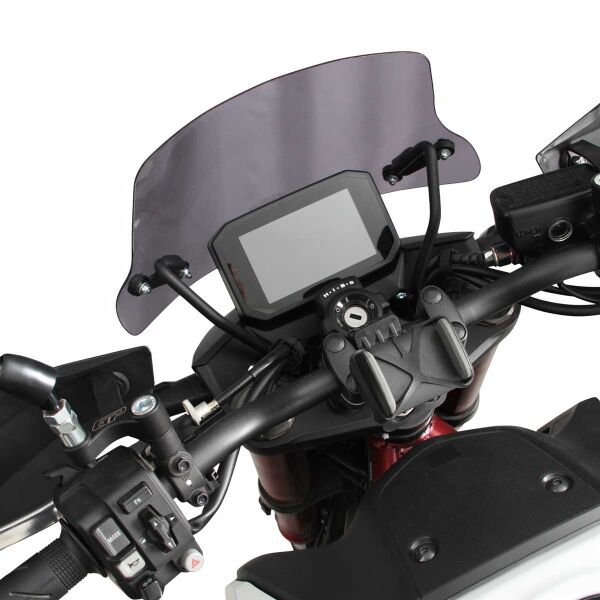 GP Kompozit Honda CB750 Hornet 2023-2024 Uyumlu Ön Cam Siyah 28 cm