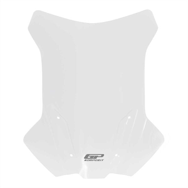 GP Kompozit KTM 250 / 390 Adventure 2020-2024 Uyumlu Ön Cam Şeffaf 49 cm