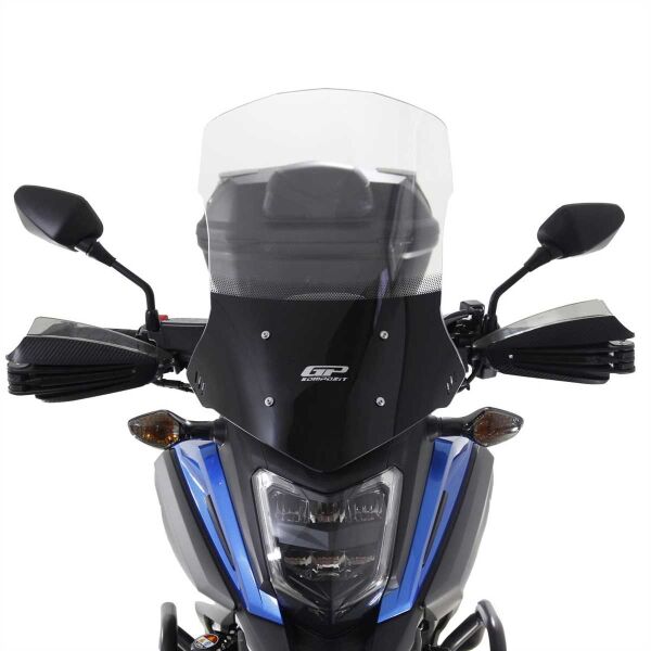 GP Kompozit Honda NC 700 X / NC 750 X 2016-2020 Uyumlu Baskılı Tur Camı Şeffaf 58 cm