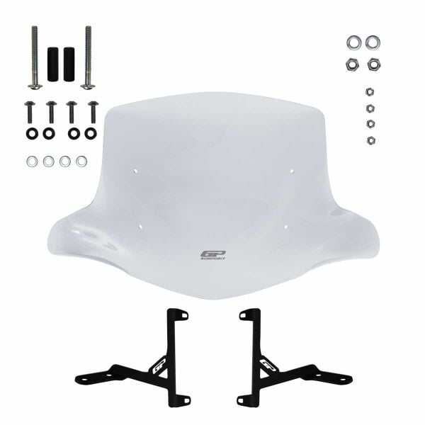GP Kompozit Scooter Universal Elcikli Ön Cam Şeffaf 59 cm
