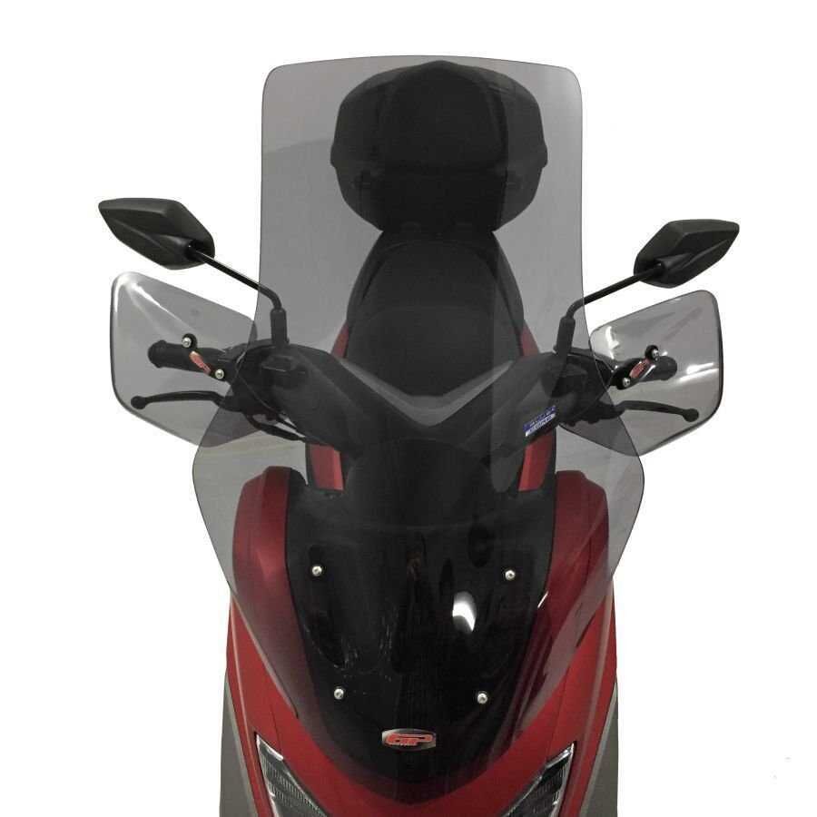 GP Kompozit Yamaha NMAX 125 / 155 2015-2022 Uyumlu Elcik Koruma Füme