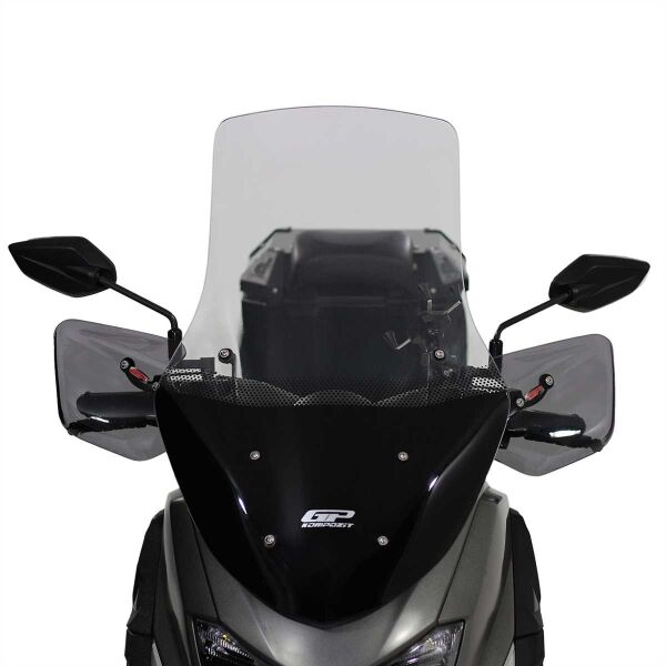 GP Kompozit Yamaha NMAX 125 / 155 2015-2020 Uyumlu Baskılı Ön Tur Camı Şeffaf 72 cm