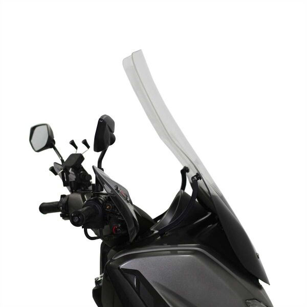 GP Kompozit Yamaha NMAX 125 / 155 2015-2020 Uyumlu Baskılı Ön Tur Camı Füme 72 cm