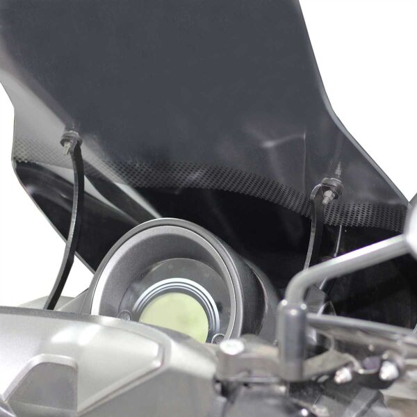 GP Kompozit Yamaha NMAX 125 / 155 2015-2020 Uyumlu Baskılı Ön Tur Camı Füme 72 cm