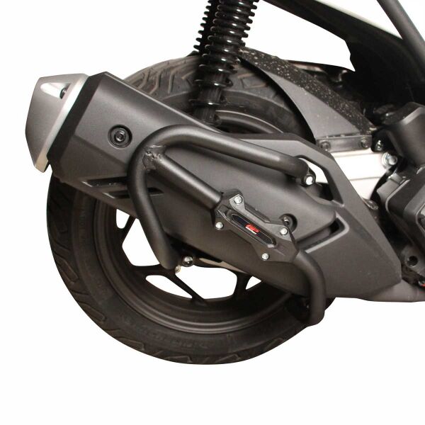 GP Kompozit Honda PCX 125 2021-2024 Uyumlu Egzoz Koruma Demiri Siyah