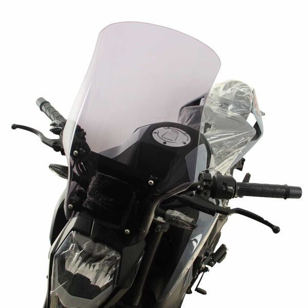 GP Kompozit CF Moto 250 NK 2023-2024 Uyumlu Ön Cam Füme 49 cm
