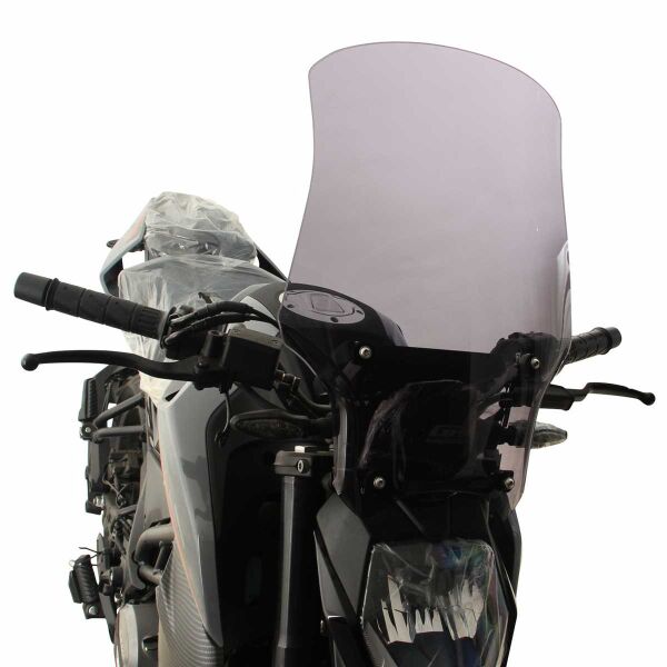GP Kompozit CF Moto 250 NK 2023-2024 Uyumlu Ön Cam Füme 49 cm
